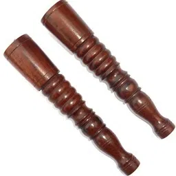 Decorative wooden chillum 5 inch Pack of 2 Wooden Outside Fitting Hookah Mouth Tip-image-35