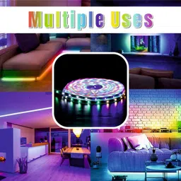 crentila 200 LEDs 10 m Multicolor Flickering Strip Rice Lights image 4