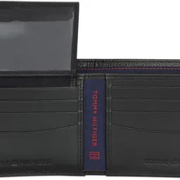 tommy hilfiger Men Casual Black Genuine Leather Wallet image 3