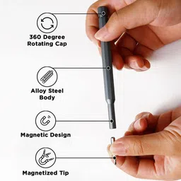 flipxen 24 in 1 Precision Screwdriver Set, Magnetic Electronics Repair Tool Kit Precision Screwdriver Set image 4