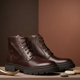 ezok Lightweight Comfort Genuine Leather Soft Trendy Premium Stylish Boots For Men-picture-21