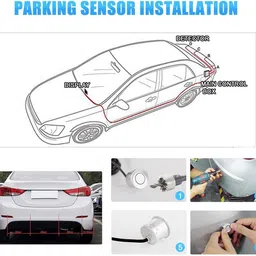 peeps store Psensor_White_137 Prkg-Snsr-wht-137 Parking Sensor image 4