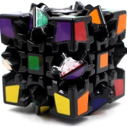 kiditos 3x3x3 Gear Black Speed Magic Cube for Kids & Adults image 3