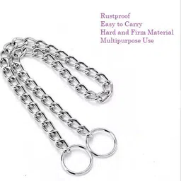 scart Stainless Steel Dog Chain Heavy (Length - 4 Feet) Pet Wheelchair image 3