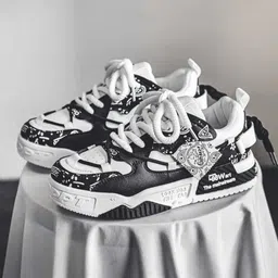 tigonis BLACK SHOES PREMIUM QUALITY MEN Sneakers Casuals (Black) Casuals For Men Sneakers For Men image 2