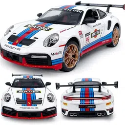 magicwand 1:32 Die-Cast Metal Porrsche Matini Car with Openable Doors,Pull Back,Lights-picture-21