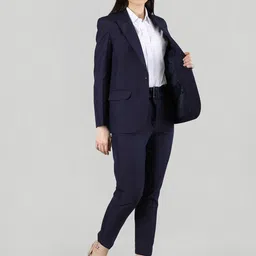 theclassictogs Women Solid Single Breasted Casual Blazer image 4