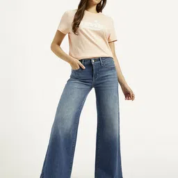 Women Regular High Rise Blue Jeans-image-61