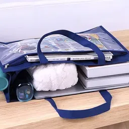 MANAKI ENTERPRISE Canvas Carrying Bag, Multi-Purpose Shopping, Tote, Vegetable, Lunch, Travel Canvas Carrying Bag image 3