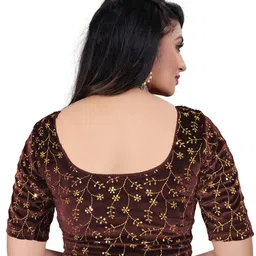 pu fashion U-Neck Women Blouse image 2