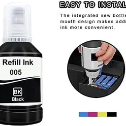 Gedi 005 Ink Refill Compatible for M2140, M1100, M1120, M1140, M1170 Printer 1PC Black Ink Bottle image 3