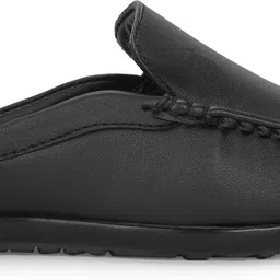 stylelure Synthetic Leather Black Formal Mule/Clogs Office Shoes Slip On For Men image 2