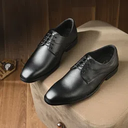 just leather Men Handcrafted Genuine Leather Sovereign Derby Classic Lace-Up, Leather Insole Derby For Men-picture-28