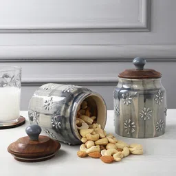 Classic (Set of 2) Ceramic Storage Jar by MIAH Decor image 1