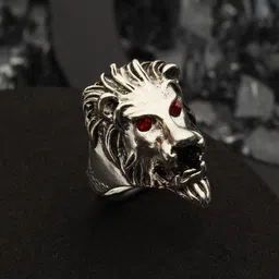 Bold by Priyaasi Men Silver Plated Stone Studded Finger Ring-picture-39