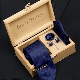 LOUIS STITCH Men Italian Silk Necktie Accessory Gift Set-picture-33