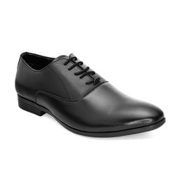 INVICTUS Men Black Solid Formal Oxfords-picture-22