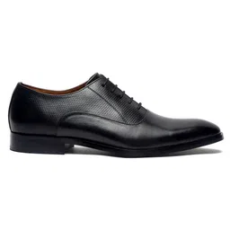 LOUIS STITCH Men Textured Genuine Leather Formal Oxfords image 4