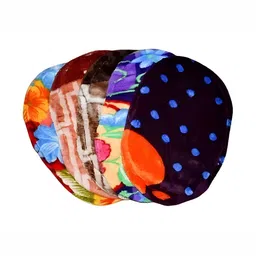 Supreme Home Collectivec Green & Red 5 Pcs Printed Anti-Skid Doormats-image-55