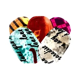 Supreme Home Collective Brown & Blue 5 Pcs Printed Anti-Skid Doormats-picture-39