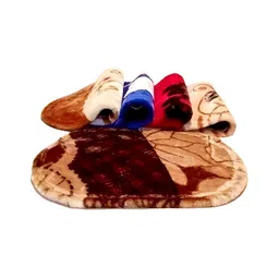 Supreme Home Collective Brown & Blue 5 Pcs Printed Anti-Skid Doormats-picture-37