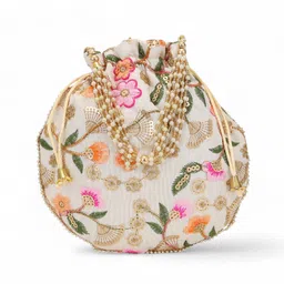 aw trendz Women White Potli image 1