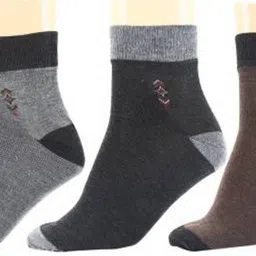 rajavi Men Color Block, Geometric Print Mid-Calf/Crew-picture-21