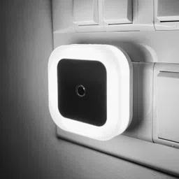 sk rayan sensor night lamp 0.5W LED sensor plug night lamp for bedroom office living room Night Lamp image 1