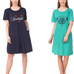 bombshell Pack of 2 Women Nighty image 1