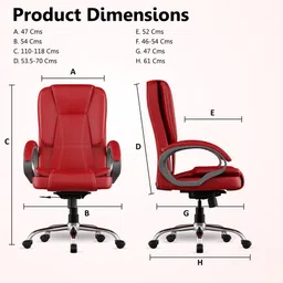 nice furniture Chair, Office Chair, Computer Chair, Revolving Chair, Chair for Study Leatherette Office Executive Chair image 2