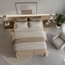 sleeping owls Solid Double AC Blanket for Mild Winter image 2