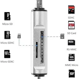 ALRITO 3 in 1 Type C Card Reader Adapter Hub, Type C OTG Adapter, 3 in 1 Card Reader, USB Adapter image 5