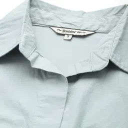 roadster Women Oversized Fit Solid Casual Shirt image 3