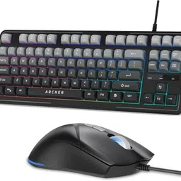 Archer Tech Lab Astra G300 RGB Keyboard & Mouse Combo,87 Keys, 7 Mouse Keys 4 DPI Silent Compact Wired USB Standard Gaming Keyboard Compatible with Desktop, Laptop, Mac-picture-12