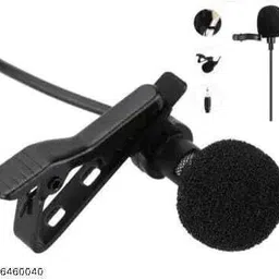 lexical Collar Mic for Youtube Video Recording,3.5mm Clip Microphone for Voice Recording Microphone image 1