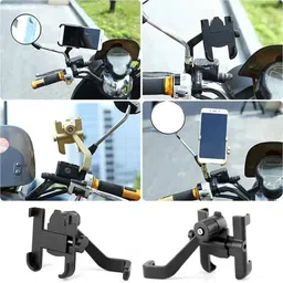 codoki Mobile Holder for Hero,Bajaj,Honda,Royal Enfield,TVS,JAWA,KTM,Yamaha,Suzuki Bike Mobile Holder image 5