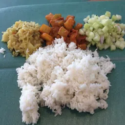 perusi enterprises Paper Banana Leaf Plate Serving Set image 3