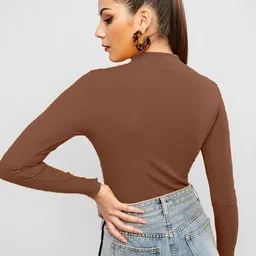 nt clothing Pack of 2 Casual Regular Sleeves Solid Women Multicolor Top image 3