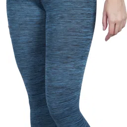 ninq Solid Women Blue Tights image 3