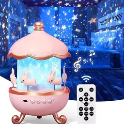 taxzilla 72 Mode Star Light Projector Baby Night Light with Bluetooth & Remote Control Night Lamp-picture-16