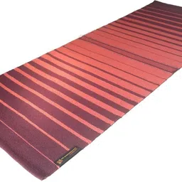 ase yoga india Cotton Yoga Mat Classic Maroon 6 mm Yoga Mat-picture-17