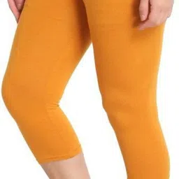 zunaira Women Yellow Capri image 3