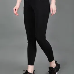 dywer Solid Women Black Tights image 3