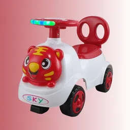 joyride Tiger Ride On Push and Pull Rider | Storage Compartment | Lights and Music Rideons & Wagons Non Battery Operated Ride On-picture-24