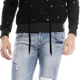 maniac Men Full Sleeve Printed Hooded Sweatshirt image 4
