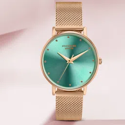 sonata Poze Green Dail Green Strap Analog Watch - For Women SP80017WM01|SP80017WM01|SP80017WM01-picture-10
