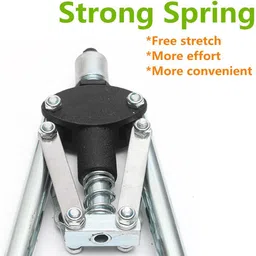 inditrust 18 inch rivet gun with rivets and gloves Medium Duty Fast Hitting Rivet Gun image 4