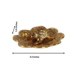 purestory Tortoise Turtle Gold Aluminium Feng Shui image 3