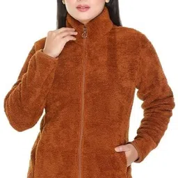 plush Women Self Design Casual Jacket-picture-27