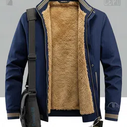 Men Solid Casual Jacket-image-97